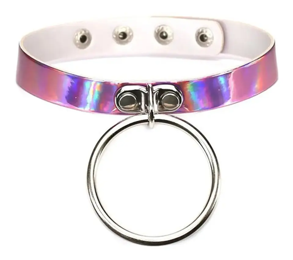 Collar Choker Gargantilla Punky Colgante Corazon Mujer Moda 11