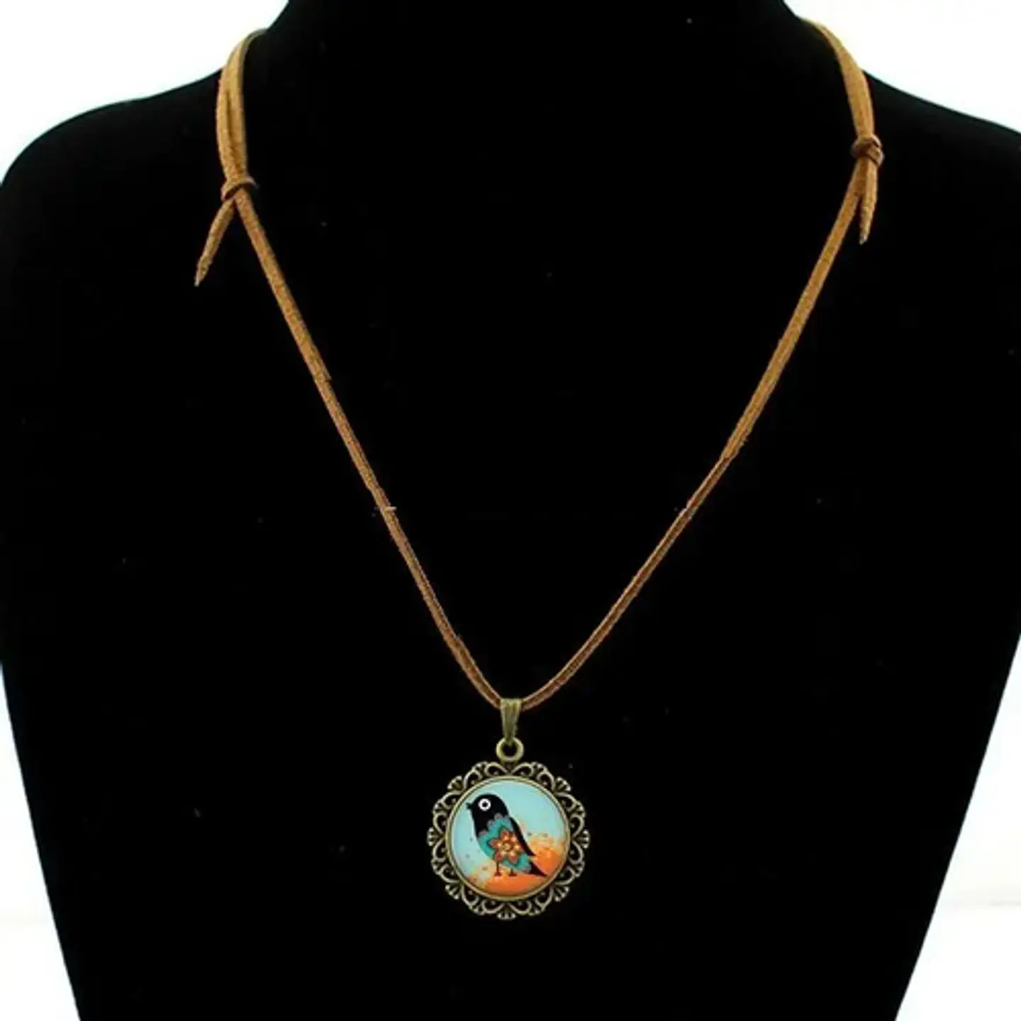 Collar para hombre y mujer Colgante de Cristal galaxias nebulosas 8