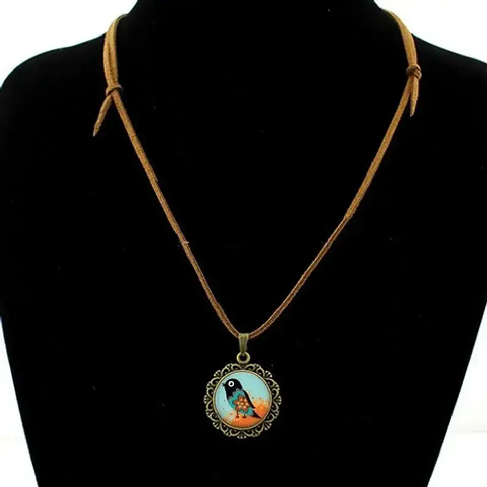 Collar para hombre y mujer Colgante de Cristal galaxias nebulosas 8