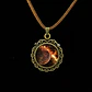 Collar para hombre y mujer Colgante de Cristal galaxias nebulosas - Miniatura 12