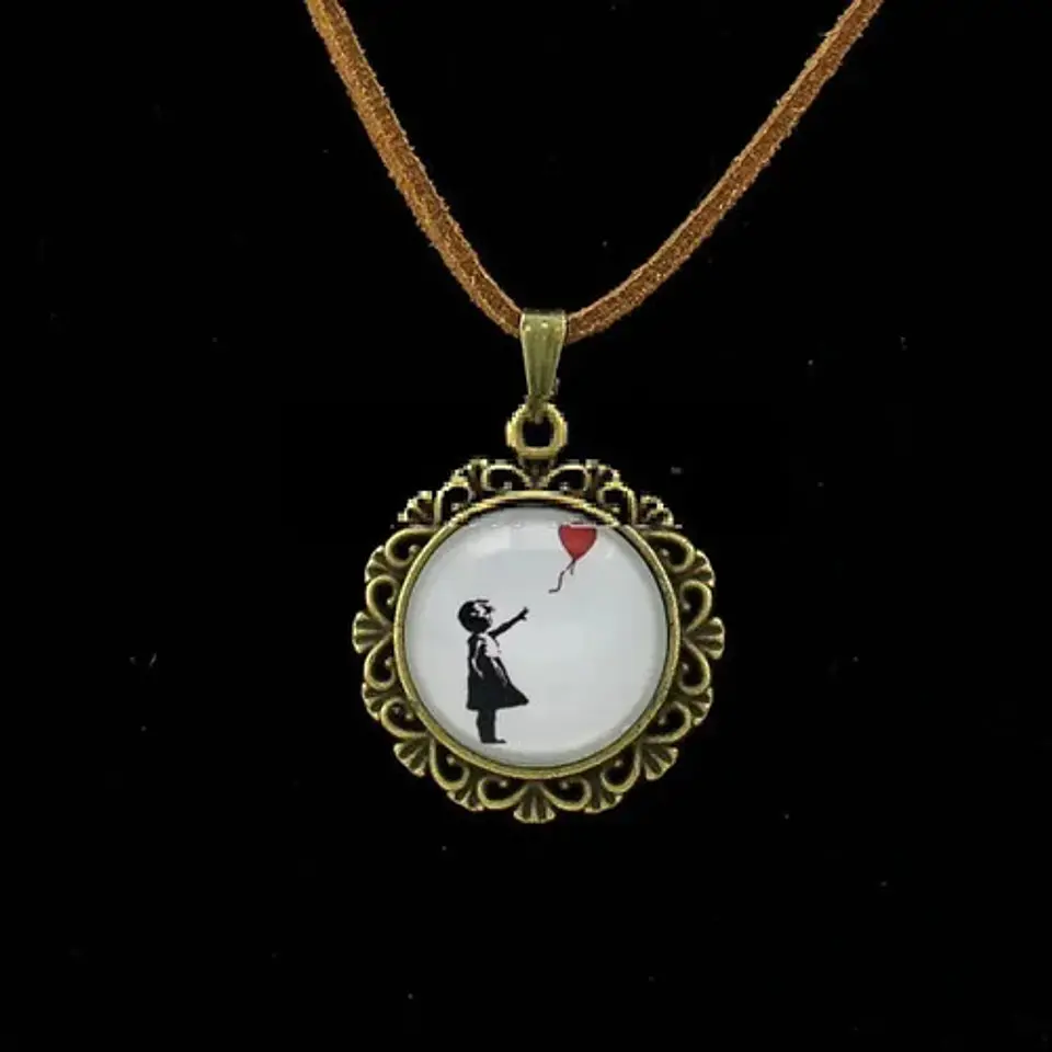 Collar para hombre y mujer Colgante de Cristal galaxias nebulosas 14