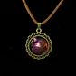 Collar para hombre y mujer Colgante de Cristal galaxias nebulosas - Miniatura 20