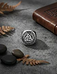 Anillo Color Plata Vikingo Triangulo Acero Inoxidable Hombre - Miniatura 5