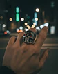 Anillo Acero Inoxidable Terminator Color Plata Cráneo Hombre - Miniatura 2