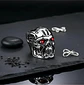 Anillo Acero Inoxidable Terminator Color Plata Cráneo Hombre - Miniatura 8