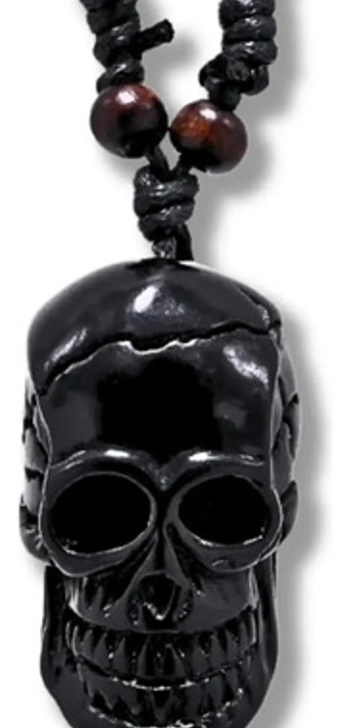 Collar Cráneo Calavera Skull Imitación Colmillo Hombre 1