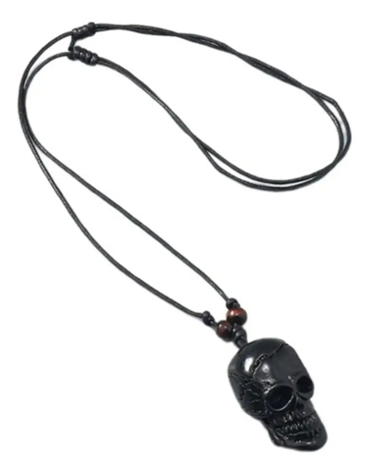 Collar Cráneo Calavera Skull Imitación Colmillo Hombre 3