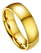 Anillo Argolla Azul Acero Inoxidable Hombre Mujer Moda - Miniatura 8