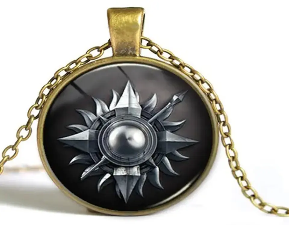 Collar para hombre y mujer dije cabuchon Juego de Tronos 4