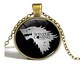 Collar para hombre y mujer dije cabuchon Juego de Tronos - Miniatura 6