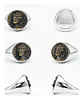 Anillo en acero para hombres forma rostro Jesús  - Miniatura 5