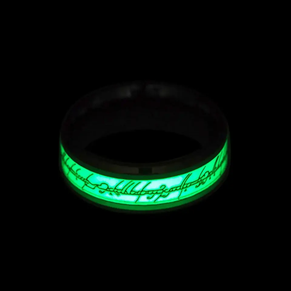 Argolla Brilla En La Oscuridad Señor De Los Anillos Hombre 4