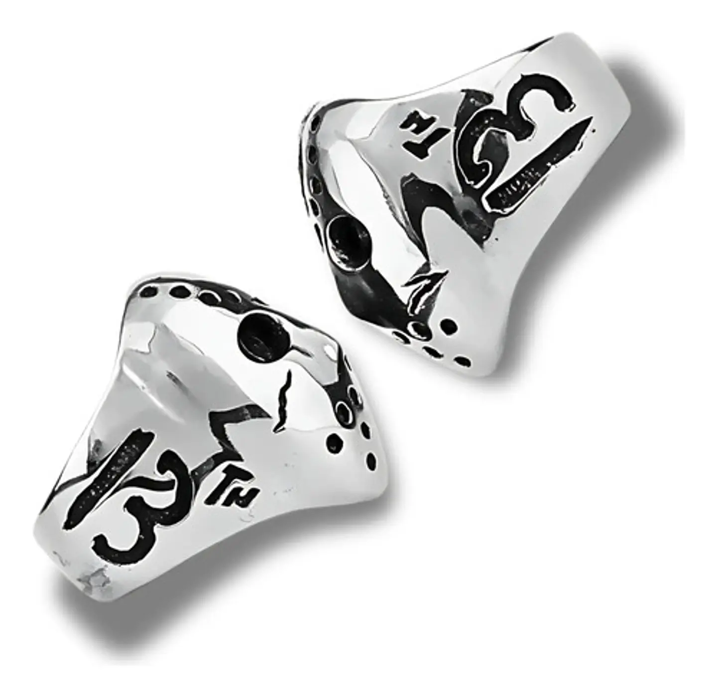 Anillo Acero Inoxidable Viernes 13 Jason Color Plata Hombre 4