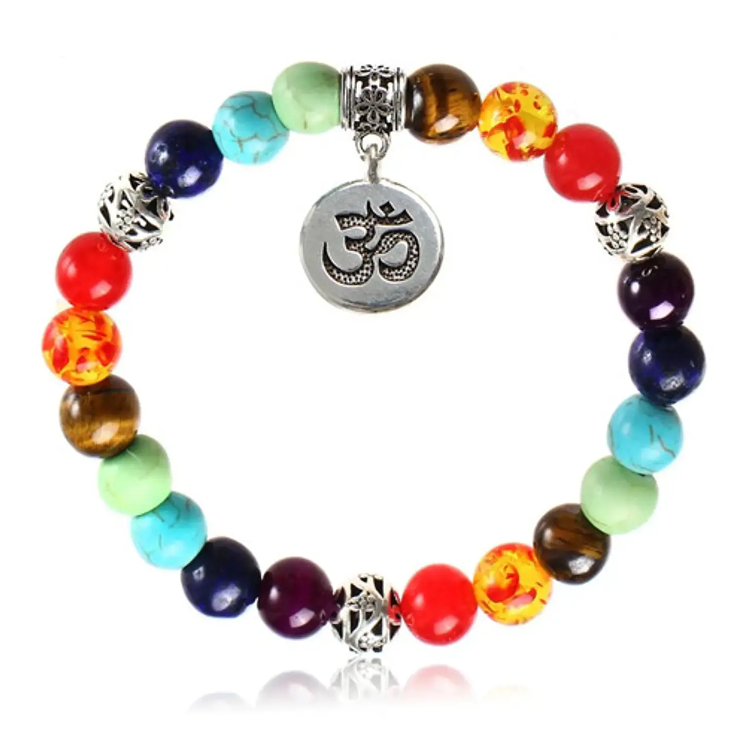 Pulsera Manilla Brazalete Piedras Zen Chakras Hombre Y Mujer 4