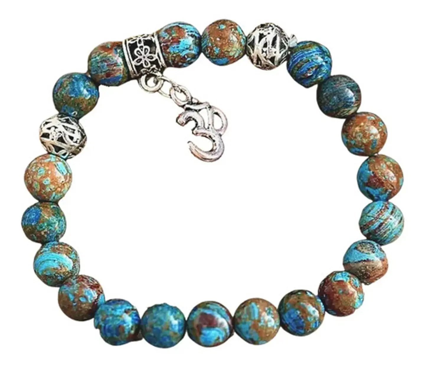 Pulsera Manilla Brazalete Piedras Zen Chakras Hombre Y Mujer 16