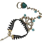 Pulsera Encajé Anillo Choker Rosa Para Mujer Gótico Moda - Miniatura 8