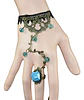 Pulsera Encajé Anillo Choker Rosa Para Mujer Gótico Moda - Miniatura 11