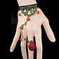 Pulsera Encajé Anillo Choker Rosa Para Mujer Gótico Moda - Miniatura 17