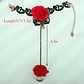 Pulsera Encajé Anillo Choker Rosa Para Mujer Gótico Moda - Miniatura 29