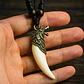 Collar Ajustable Para Hombre Mujer Dije Vikingo Diente Lobo - Miniatura 3