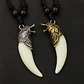 Collar Ajustable Para Hombre Mujer Dije Vikingo Diente Lobo - Miniatura 14