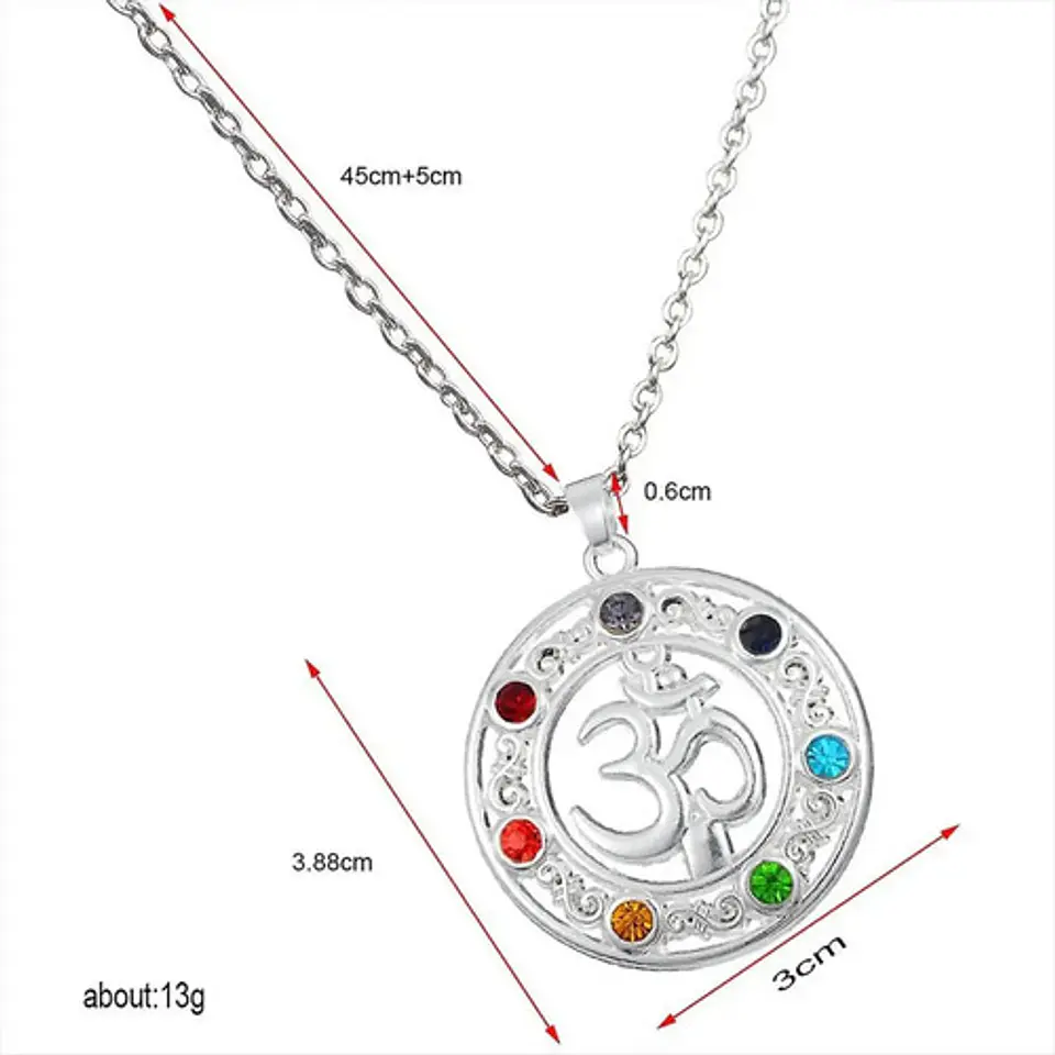 Collar Energía De Sanación Chakras Meditación Hombre Y Mujer 2