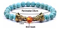 Pulsera Manilla Piedras Naturales Dragon Esfera Fuego Hombre - Miniatura 4