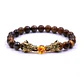 Pulsera Manilla Piedras Naturales Dragon Esfera Fuego Hombre - Miniatura 8