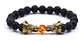 Pulsera Manilla Piedras Naturales Dragon Esfera Fuego Hombre - Miniatura 11