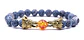 Pulsera Manilla Piedras Naturales Dragon Esfera Fuego Hombre - Miniatura 12