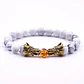 Pulsera Manilla Piedras Naturales Dragon Esfera Fuego Hombre - Miniatura 14