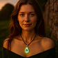 Collar Hombre Mujer Dije Trébol Real Brilla En La Oscuridad - Miniatura 9