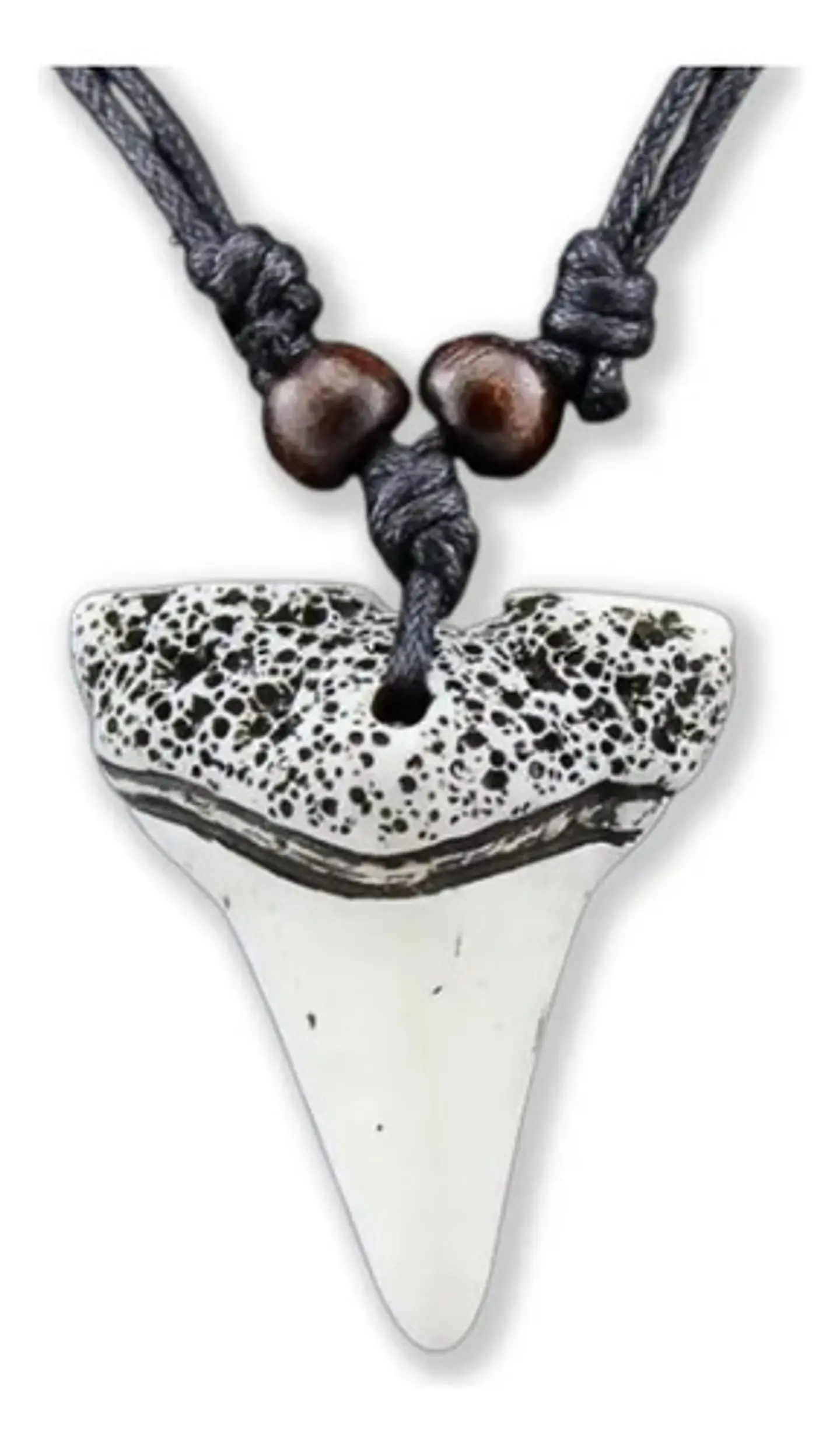 Collar Diente Colmillo Imitación Tiburón Hombre Mujer 1