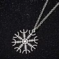 Collar Acero Inoxidable Color Plata Brújula Vikingo Mujer - Miniatura 4