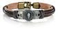 Pulsera Manilla Brazalete Iron Man Color Cafe Hombre Mujer - Miniatura 5