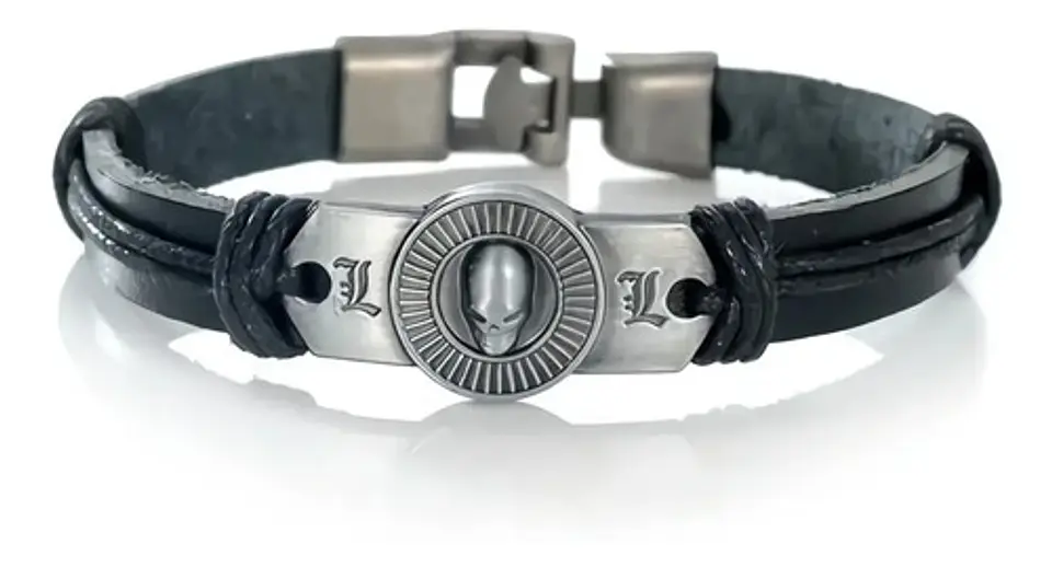 Pulsera Manilla Brazalete Iron Man Color Cafe Hombre Mujer 7