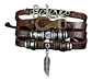 Pulsera Manilla Brazalete De Cuero Believe Para Hombre Mujer - Miniatura 2