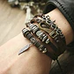 Pulsera Manilla Brazalete De Cuero Believe Para Hombre Mujer - Miniatura 6
