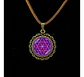 Collar Colgante Mandala Meditacion Chakras Hombre Yoga Mujer - Miniatura 8