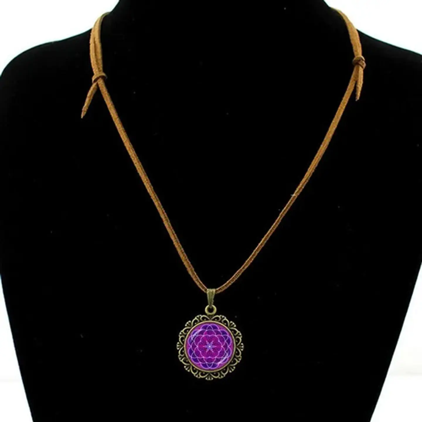Collar Colgante Mandala Meditacion Chakras Hombre Yoga Mujer 9