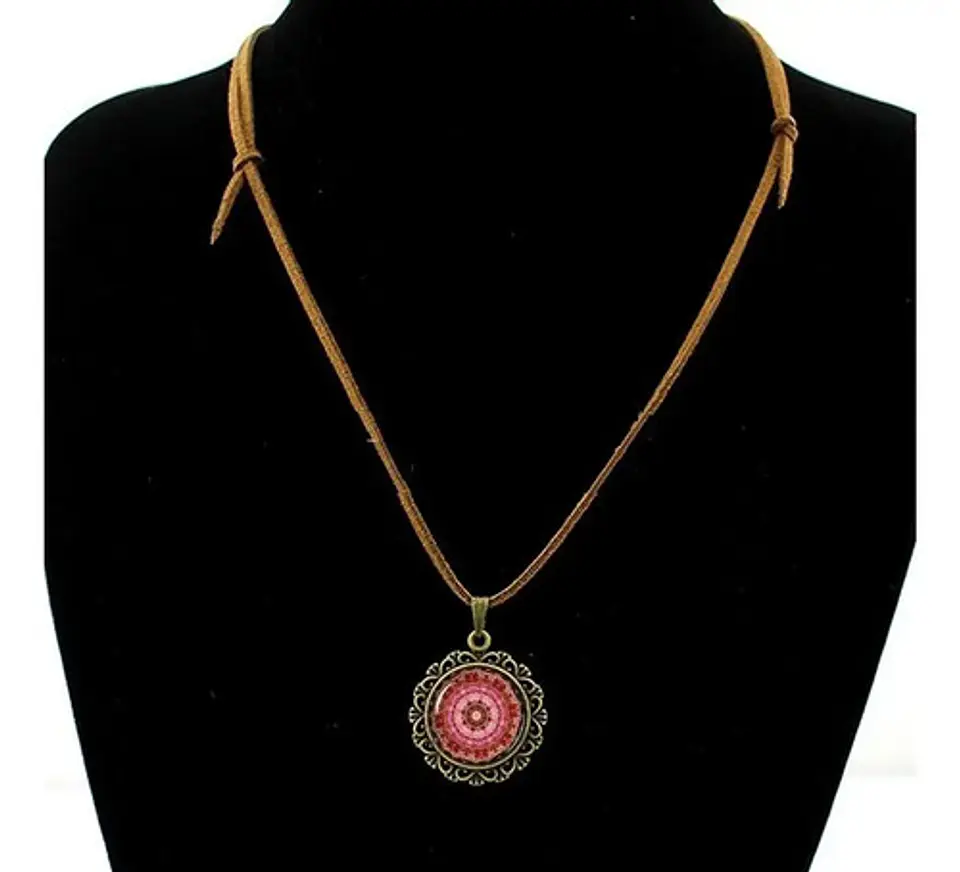Collar Colgante Mandala Meditacion Chakras Hombre Yoga Mujer 15