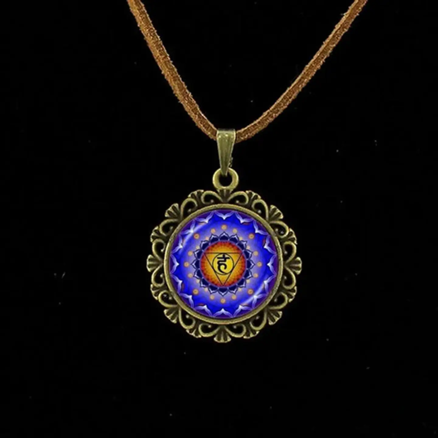 Collar Colgante Mandala Meditacion Chakras Hombre Yoga Mujer 16