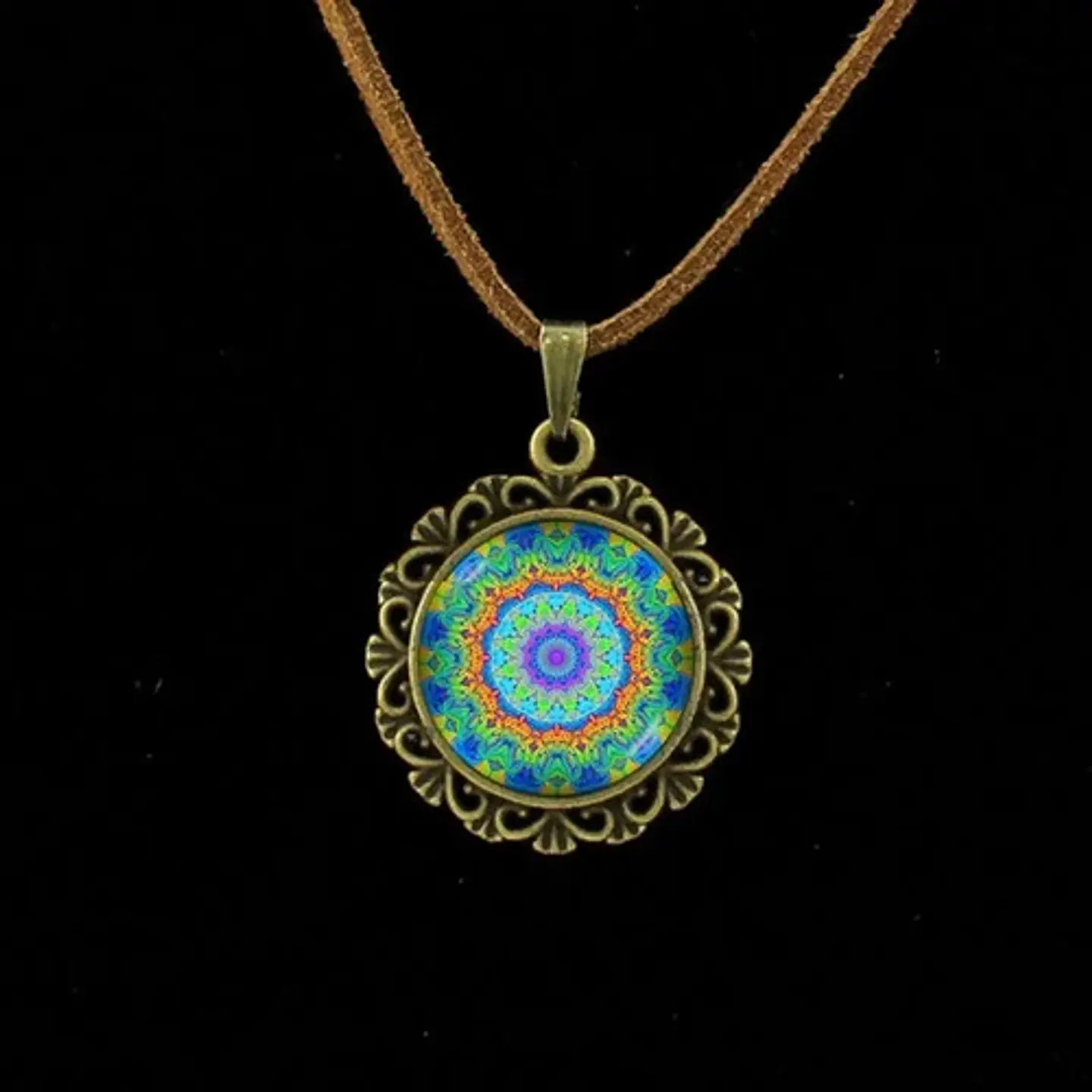 Collar Colgante Mandala Meditacion Chakras Hombre Yoga Mujer 20
