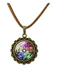 Collar Colgante Mandala Meditacion Chakras Hombre Yoga Mujer - Miniatura 22