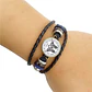 Pulsera Manilla Cuero San Michael Brilla En Oscuridad Hombre - Miniatura 3