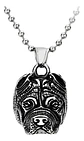Collar Acero Inoxidable Color Plata Pitbull Perro Hombre  - Miniatura 1