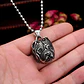 Collar Acero Inoxidable Color Plata Pitbull Perro Hombre  - Miniatura 6