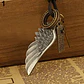 Collar Colgante Ala De Soñador Cuerda De Cuero Hombre Mujer - Miniatura 7