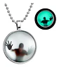 Collar Colgante Acero Inox Walking Dead Fluorescente Hombre - Miniatura 1