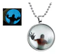 Collar Colgante Acero Inox Walking Dead Fluorescente Hombre - Miniatura 11